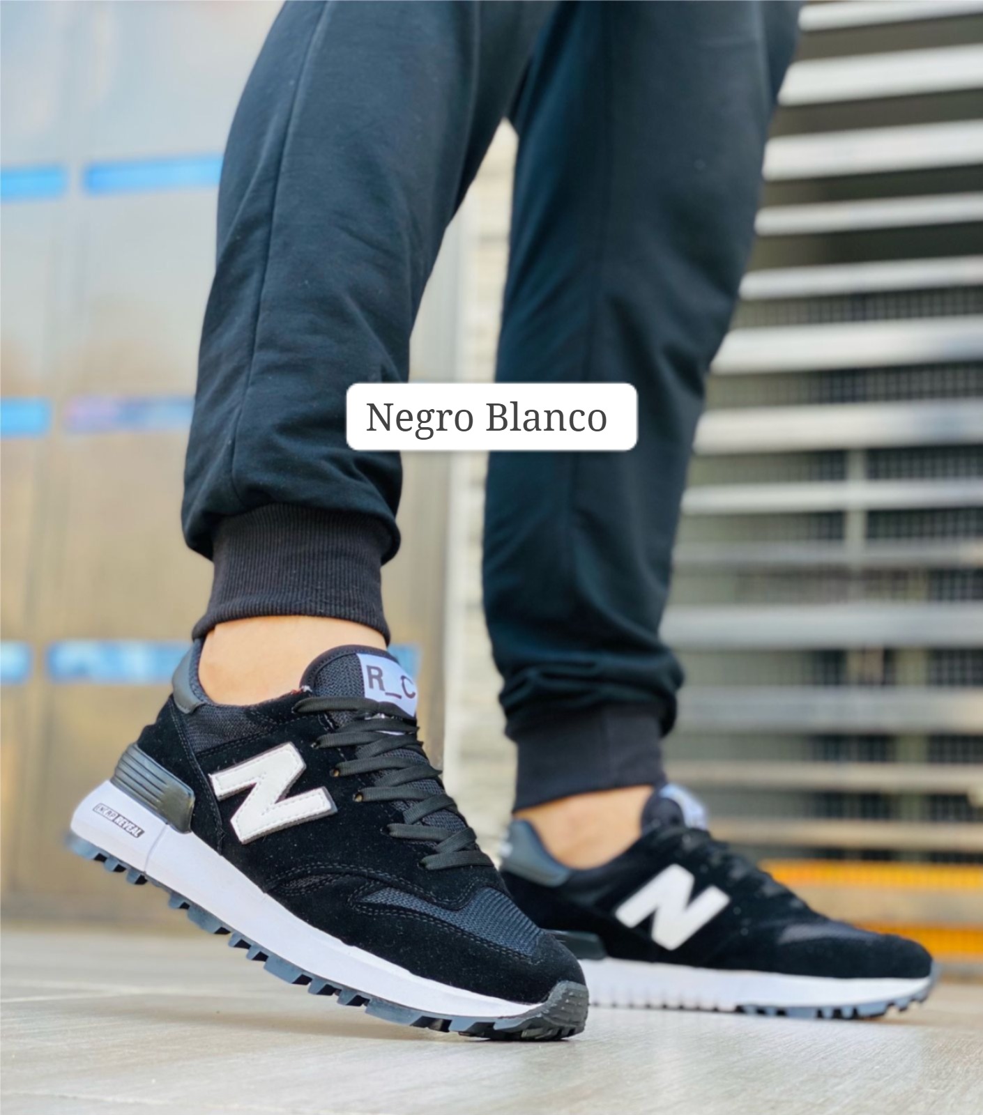 Miniatura 4 de NB008 1300 Unisex - COLOR: NEGRO BLANCO, ralla: 39